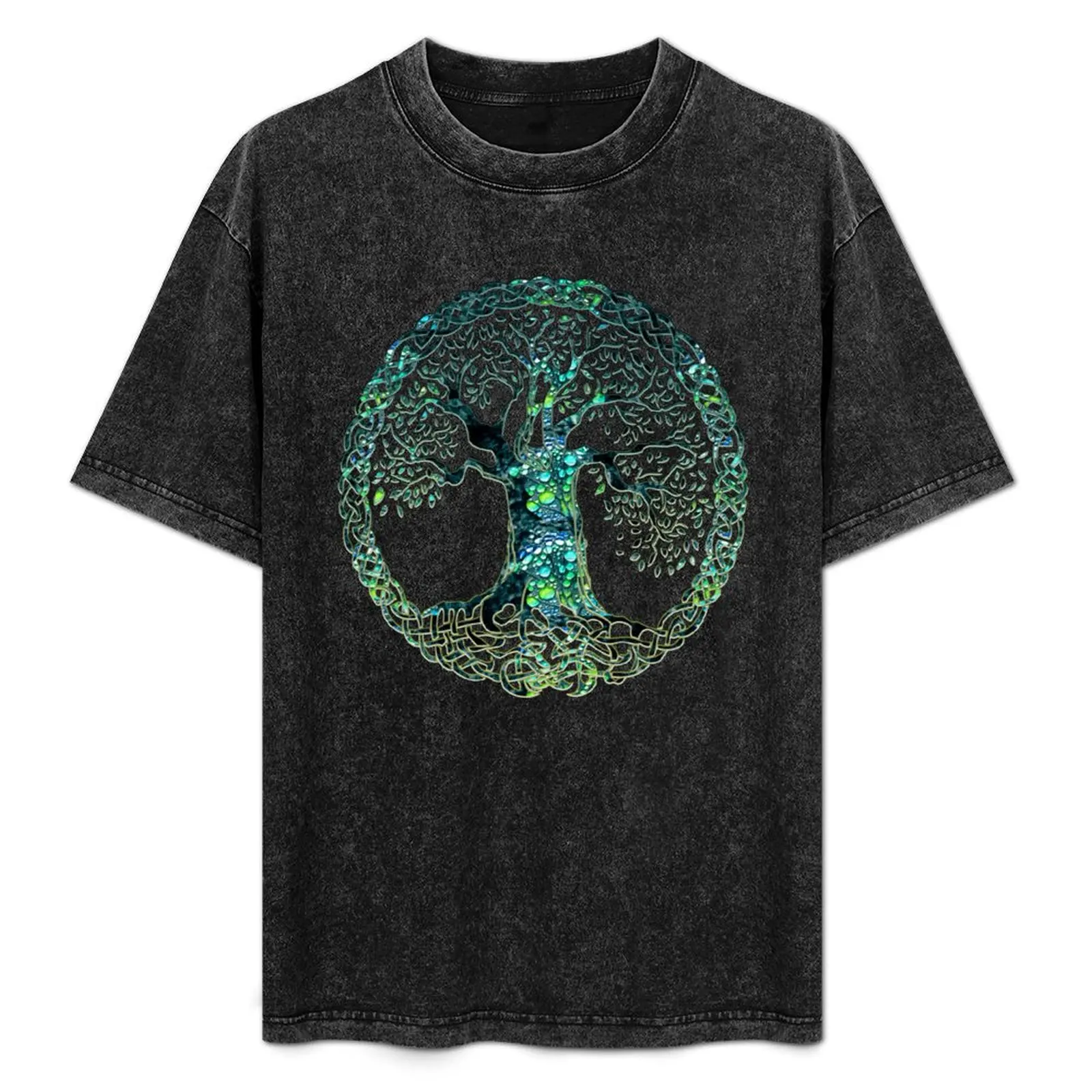 

CELTIC KNOT TREE OF LIFE - morning dew T-Shirt Odor Resistant Short Sleeve Top