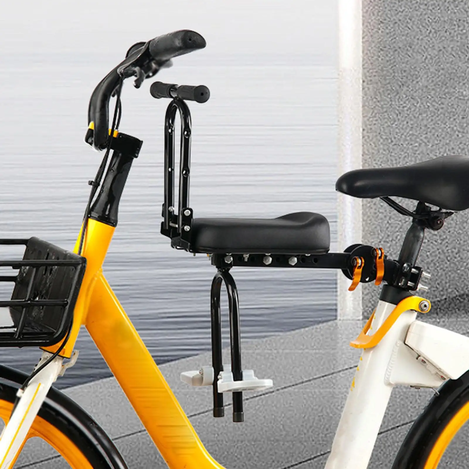 

Kids Bike Seat Quick Release Seat Easy Installation Bicycle Front Seat for Mountain Bikes Most Adult Bikes Outdoor Activities