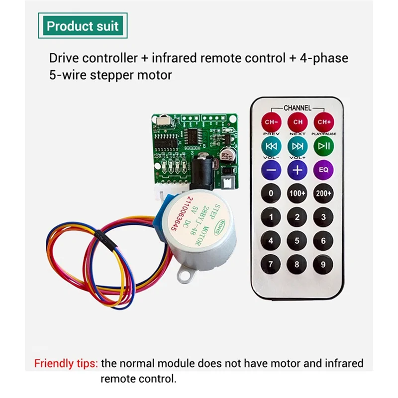 New Tech DC 5V ULN2003 DIY 스테퍼 모터 드라이버 보드 28BYJ48 적외선 원격 제어
