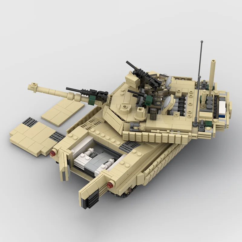 1337pcs MOC M1A2 SEP V2 Building Blocks Educational Plastic Creative STEM STEAM Learning Hands-on ability up Christmas toy Gift
