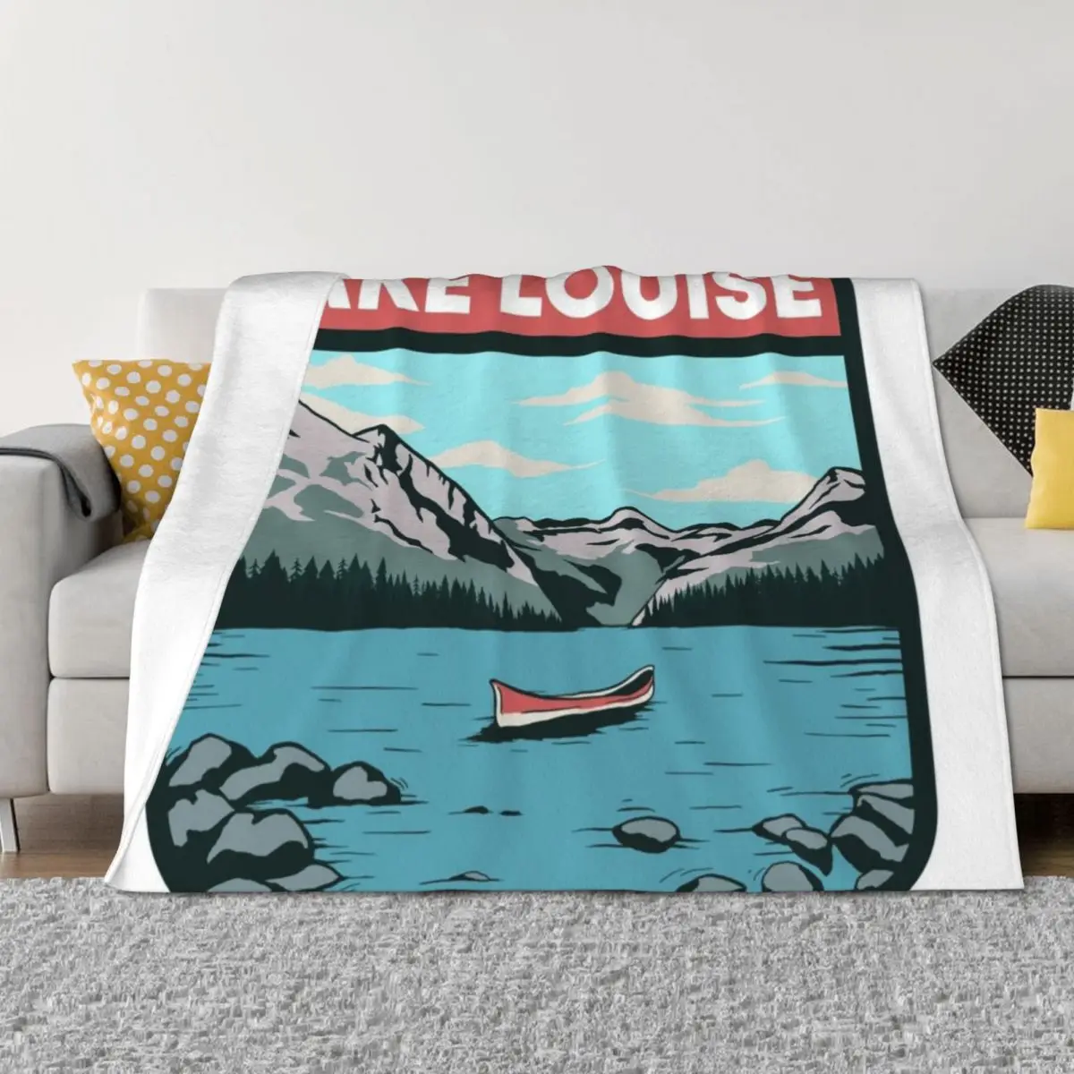 

Lake Louise Banff National Park Throw Blanket Cute Cute Plaid Weighted Stuffeds Blankets