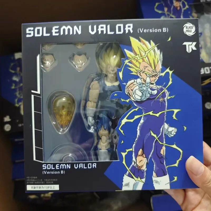 Spot Sale【Op voorraad】Black Hole Toys & TK Dragon Ball Z SHF Super Saiyan SSJ Majin Vegeta Battle Damage Full Power Anime Seriesin