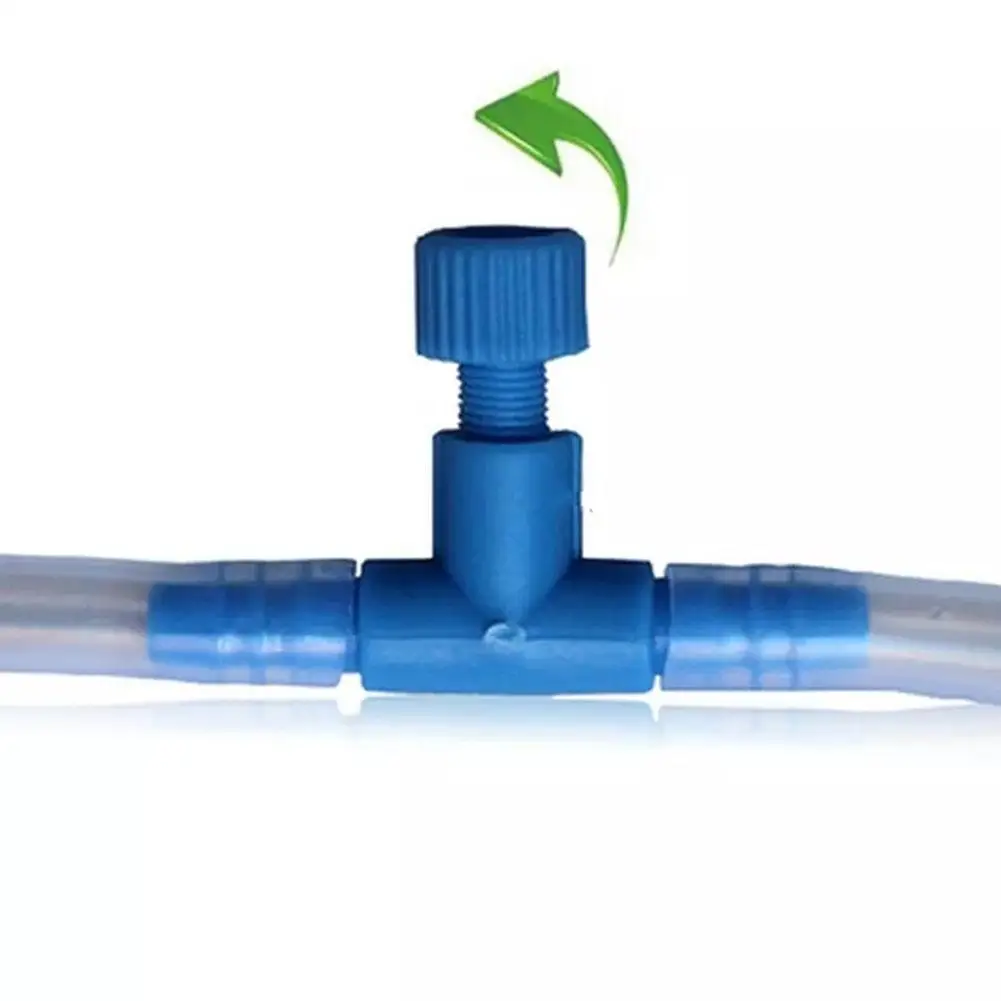 T Shaped Volume Air Pump Air Line Tube Pipe Connector Fish Tank Accessories Control Valve Aquarium Airline Regulator