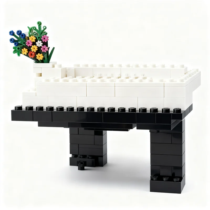 785pcs MOC Banksy - Flower Throw Art Model Building Blocks Christmas Gift Construction Toy Assemble Idea Creative Craft Brick
