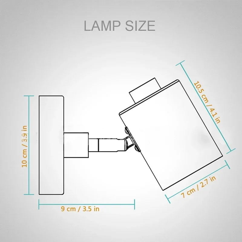 LED Wall Light Simple with Switch EU/UL Plug Bedside Wall Lamp Nordic Sconce Lamps Luste Holder Bedroom Wall Decor