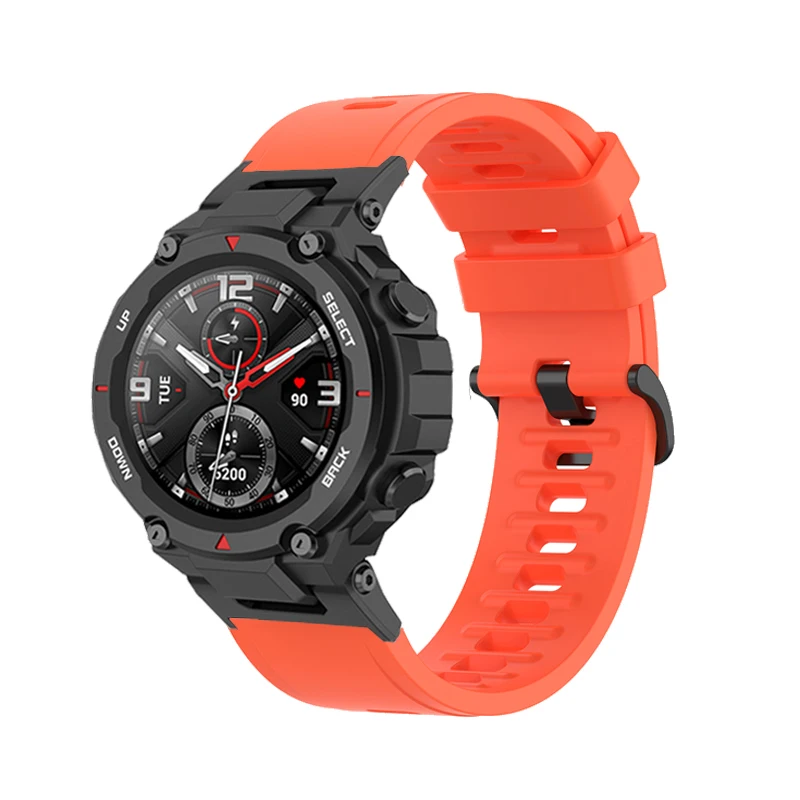 Soft Silicone Strap For Huami Amazfit T-REX 2 Smart Watchband Sports Bracelet For Xiaomi Amazfit T-Rex/T Rex Pro 2 Wrist Correa