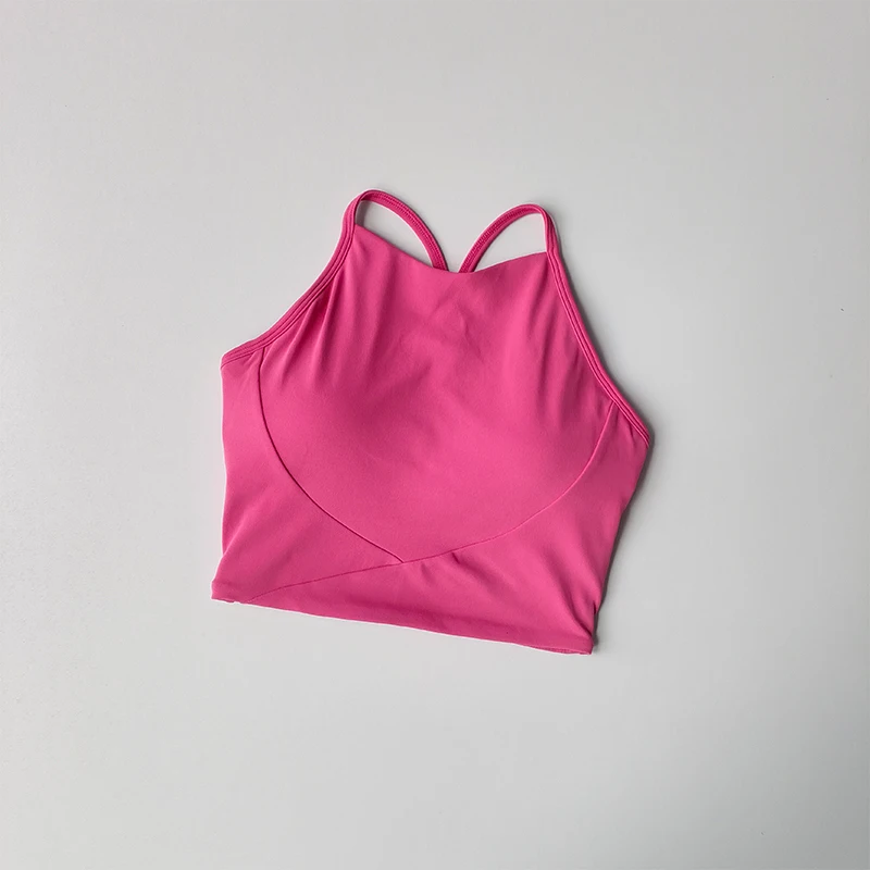Summer Sports Underwear Women\'s Fitness Running Camisole Shockproof and Sagging Sexy Beauty Back Yoga Bra Quick Drying