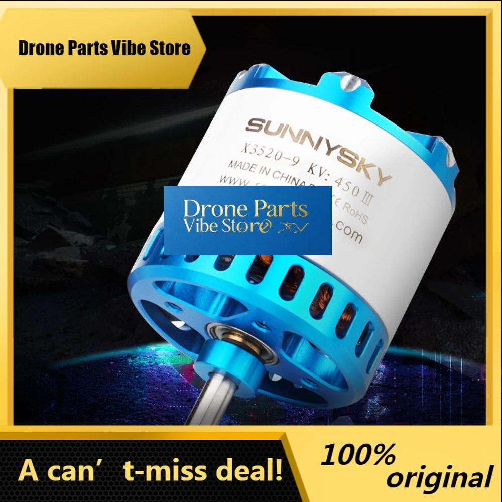 

DronePSUNNYSKY X3520-III FPV Brushless Motor 560KV(6S) 780KV(3-4S) For RC Airplane Fixed Wing 1395W-2000W High Power 12-14 Inch