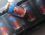 Surface mount voltage stabilizing diode ZM4742A 12V LL41 1W cylindrical glass tube ZM4742 1N4742