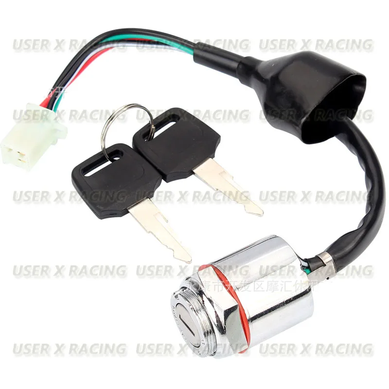 USERX Universal Motorcycle 4Pins genric ignition barrel switch for ATV quad bikes High quality and durability