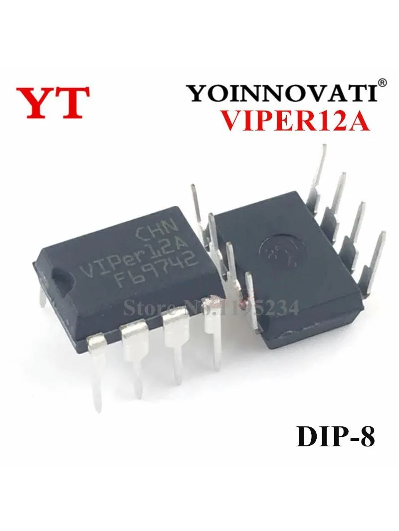 10PCS 50PCS VIPER12A VIPER 12A VIPER12 DIP-8 najlepsza jakość — zdjęcie 2