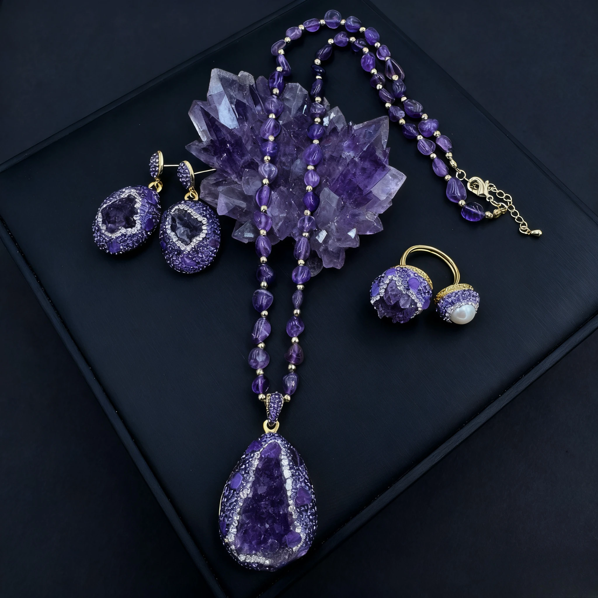 

Negative Energies Haunting Your Space Amethyst Weaves A Protective Grid—Shields Against Darkness & Invites Divine Light!