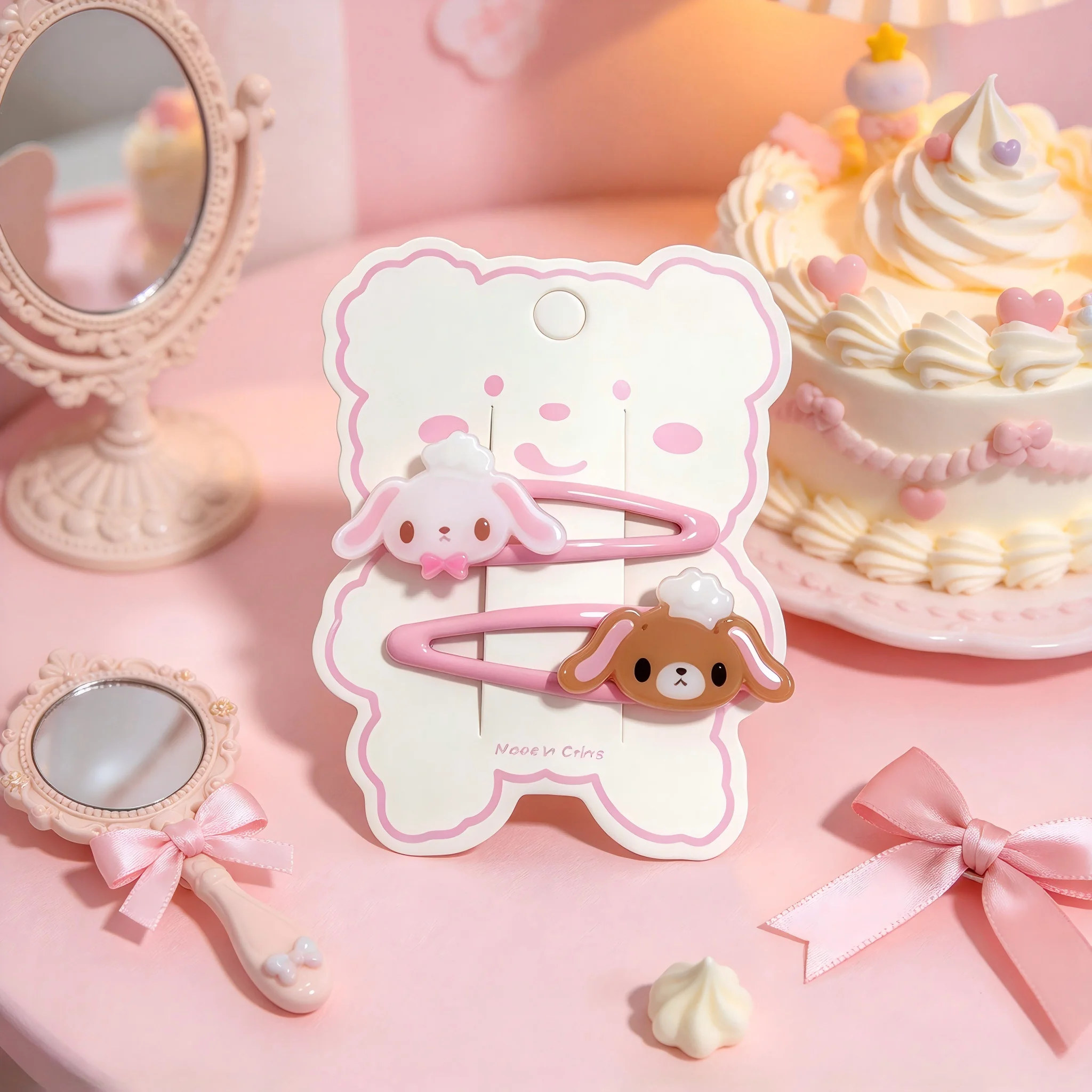 Cartoon Sugarbunnies Kawaii Bb Haarspange für Kinder Süßes Mädchen Anime Haaraccessoires Geburtstagsgeschenk Bestseller