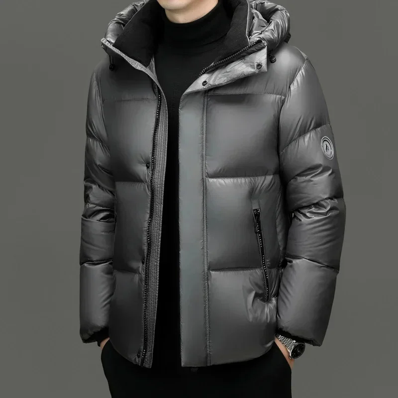 Short Down Jacket Duck Padding Designer Clothes Men 2025 Winter for 's Clothing Padded Male Coat