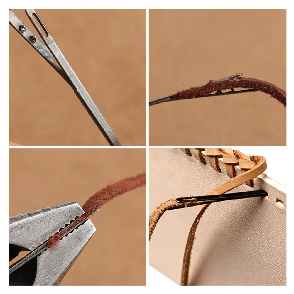 

4Pcs Reliable Needles Stylish Weaving Design Versatile Hand Stitching Crafts Supplies Needles for Stitching