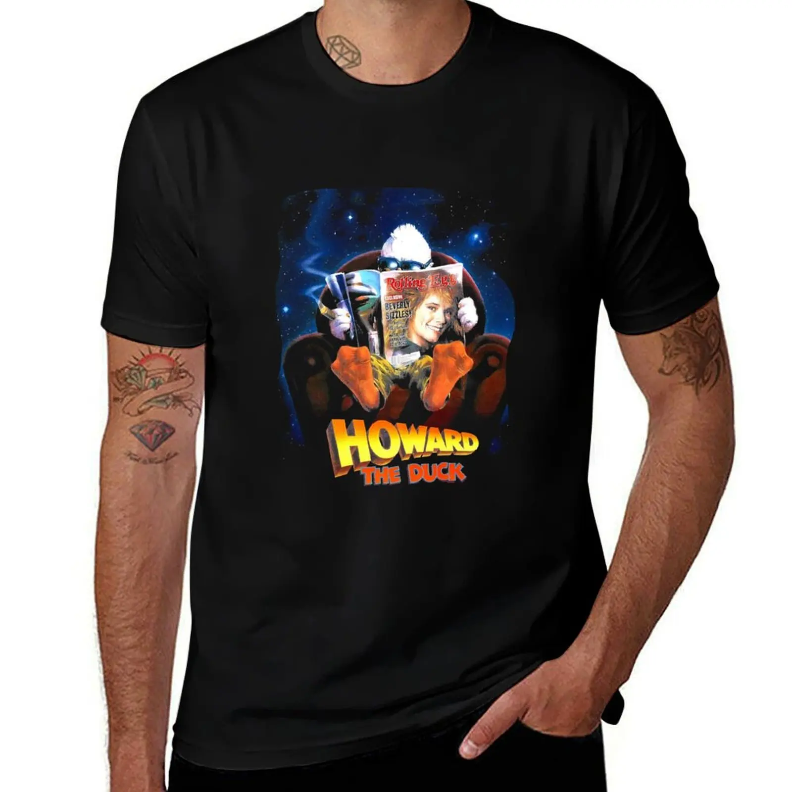 

Howard The Duck T-Shirt cotton tshirt 100% men t shirt cotton 100% T-Shirt