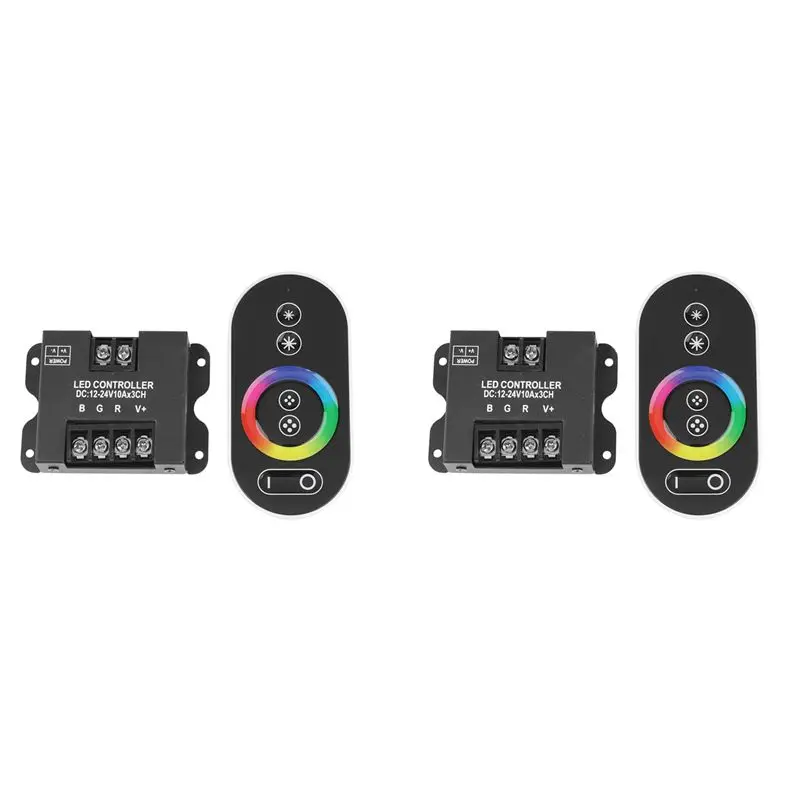 a98e-2x-30a-controllo-rgb-rf-con-telecomando-dc-12v-24v-3-canali-x-10a-360w-720w-per-strisce-led-smd-5050