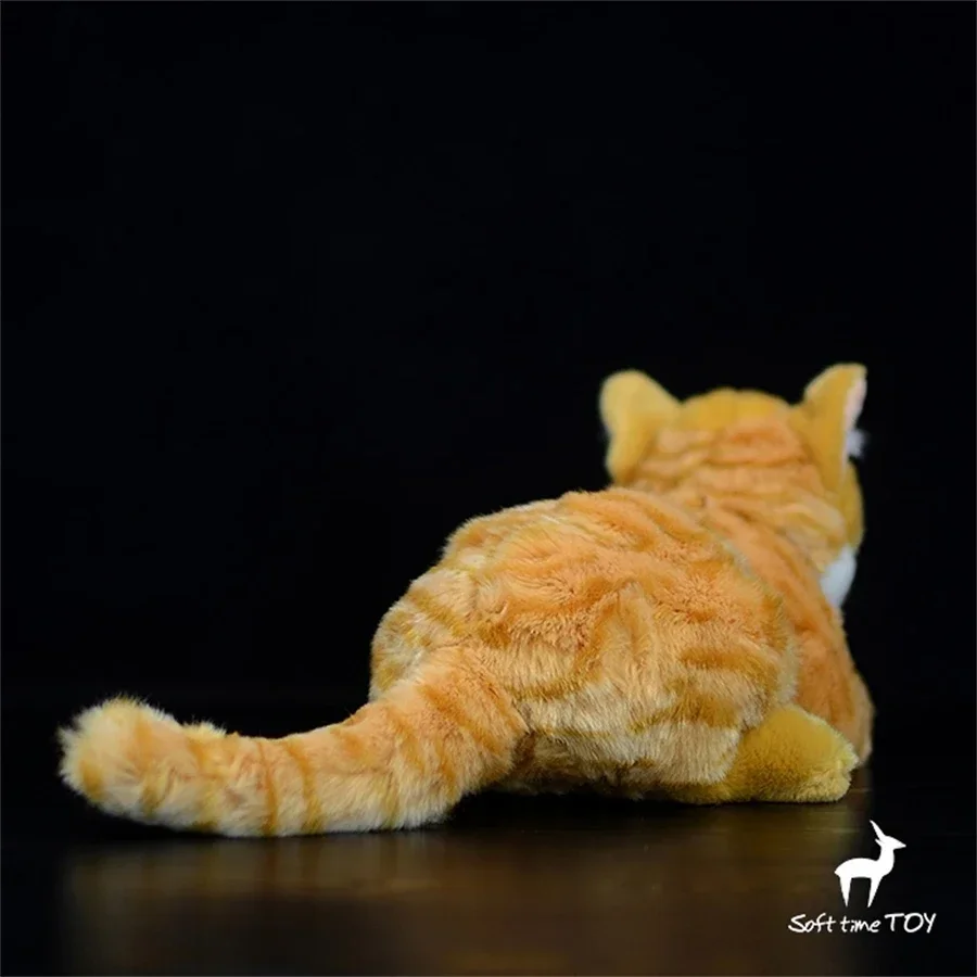 Tabby cat Plush Toy Realistic Bengal Cat Stuffed Animal Lifelike Tiger Cat Plushie Caracal Simulation Doll Gift - view 4