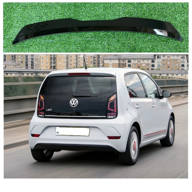 UBUYUWANT Fit For Volkswagen VW UP e-UP R-Line ABS Plastic External Rear Spoiler Trunk Boot Tail Wing Car Accessories