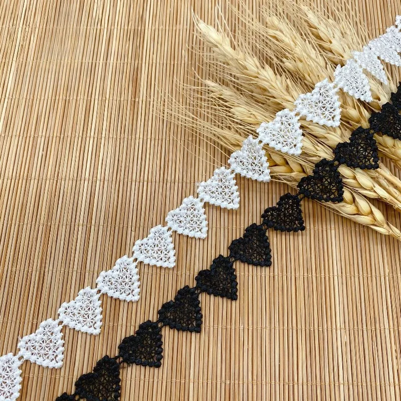 

15-ярдовая компьютерная вышивка Love, полиэстер, аксессуары в стиле Лолиты, аксессуары ручной работы, водорастворимое кружево