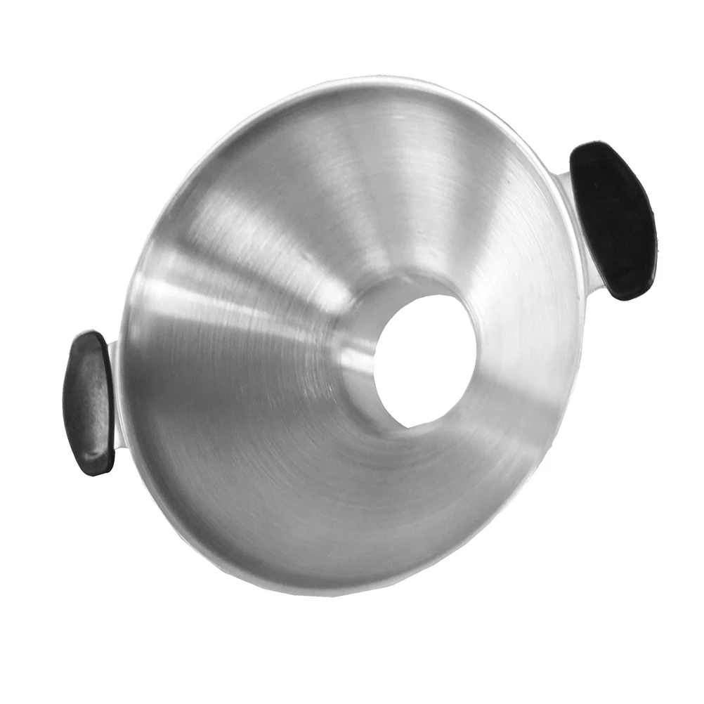 

Stainless Steel Funnel Large Diameter Binaural Design Kitchen Oil Transferring Household Liquid Powder Spice Transfer Tool For