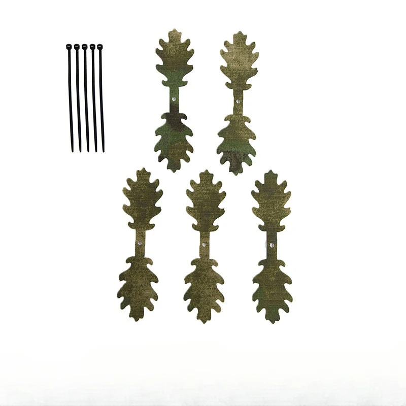 

20PCS/set Tactical Hunting CS Wargame Helmet Cover Strips Helmet DisappearDis