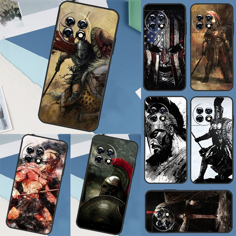 Spartan Warrior Soldier Case For OnePlus Nord CE 2 3 Lite 2T N10 N20 OnePlus 11 10T 8T 9RT 8 9 10 Pro Ace Coque