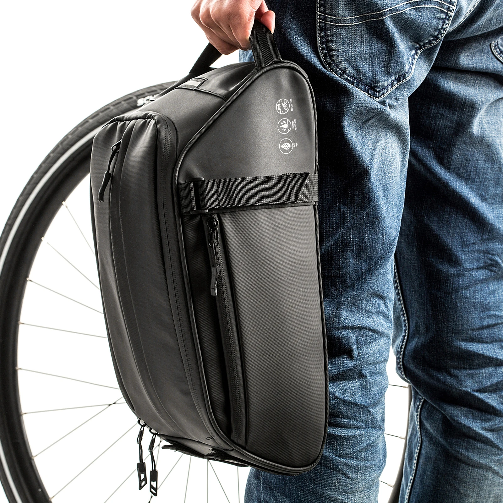 Bicycle Carrier Bag Waterproof Bike Rear Rack Bag Bicycle Carrier Cycling Rear Rack Should Bag