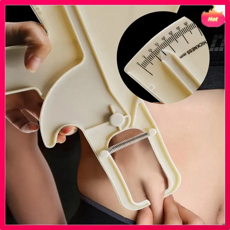 1 Piece Precision Caliper Sebum Caliper Fat Clip Sebum Caliper Fat Personal Fat Ruler White