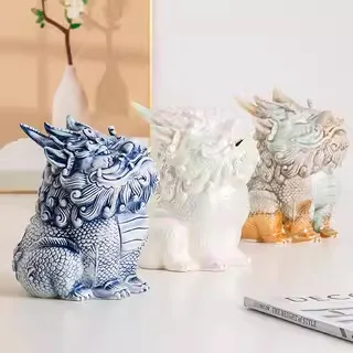 Ghost Fan Sun Eye Pixiu Creative Product Small Tea Pet Desktop Ornament Incense Burner Lucky Entrance Decorative Tea Set