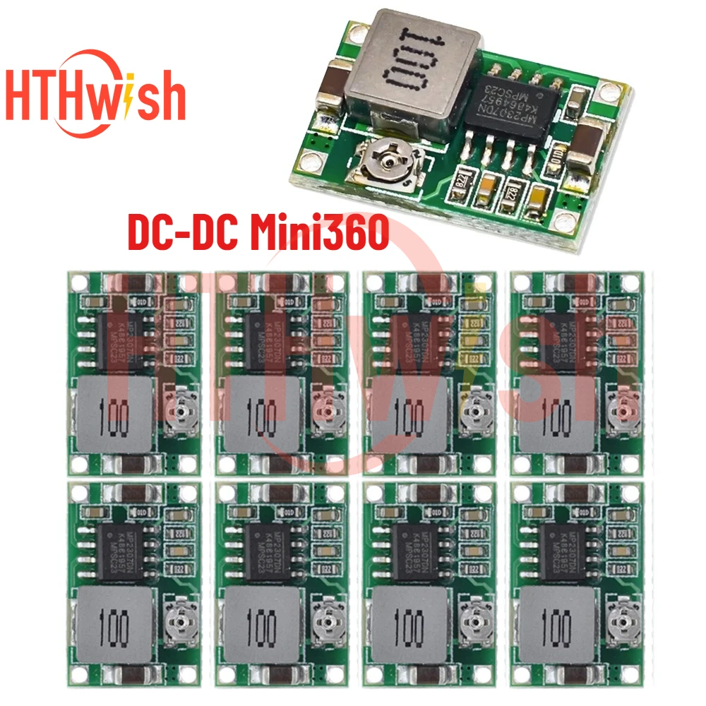 5-20pcs DC DC Mini360 Model Airplane Power Supply Step-down Module Ultra-small Power Supply Module Car Power Supply Ultra LM2596