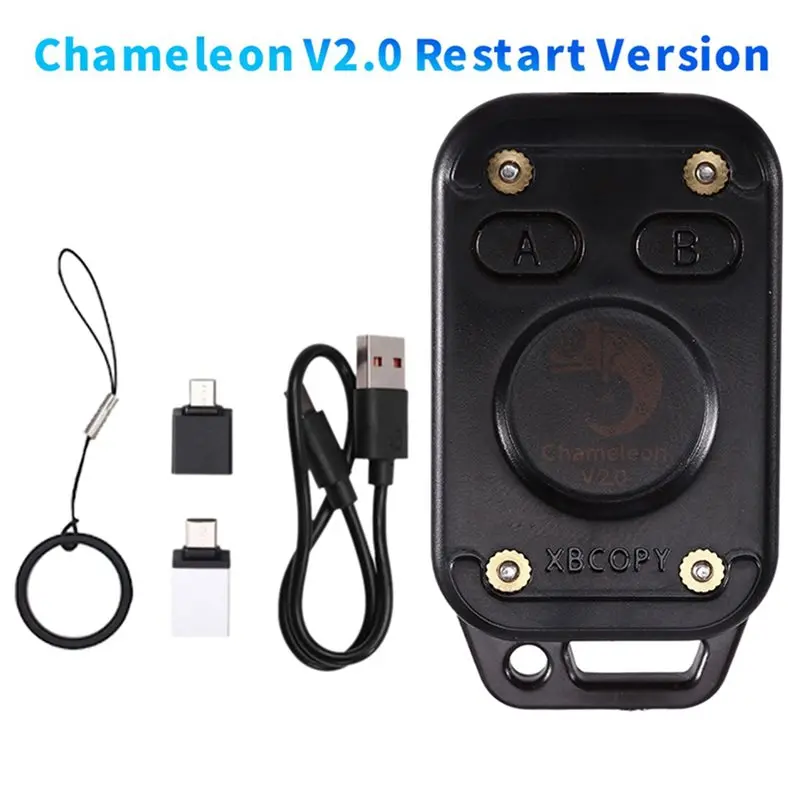 2X Chameleon V2.0 RFID Smart Chip Reader Emulator With Restart 125Khz 13.56Mhz Card Decode Duplicator-Y41A