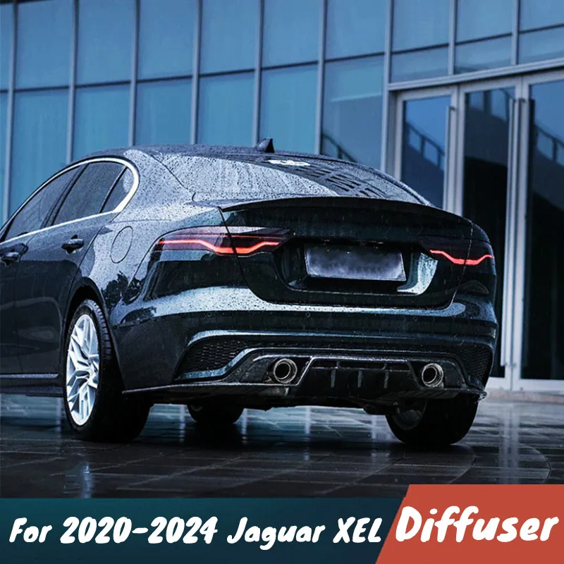 

Для 2020-2024 Jaguar XEL Высокое качество ABS пластик автомобильный задний бампер спойлер диффузор Monjaro тюнинг внешний комплект кузова аксессуары