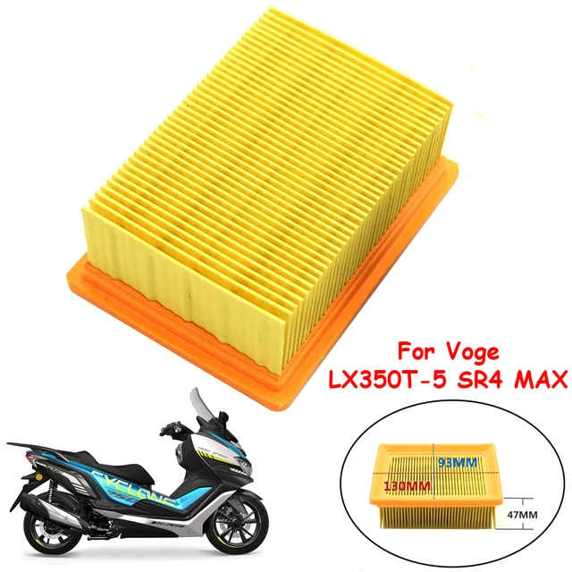 Dla VOGE SR4 MAX LX350T-5 LX350T silnik motocyklowy oczyszczacz filtra powietrza Element filtr wlotu powietrza motocykla