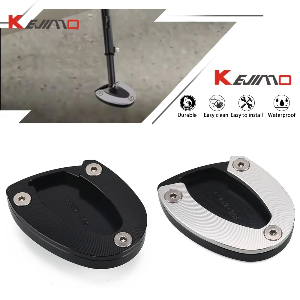 

Motorcycle FOR Daytona 675 R 2011-2017 2016 2015 2014 Daytona 675 Foot Side Stand Pad Plate Kickstand Enlarger Support Extension