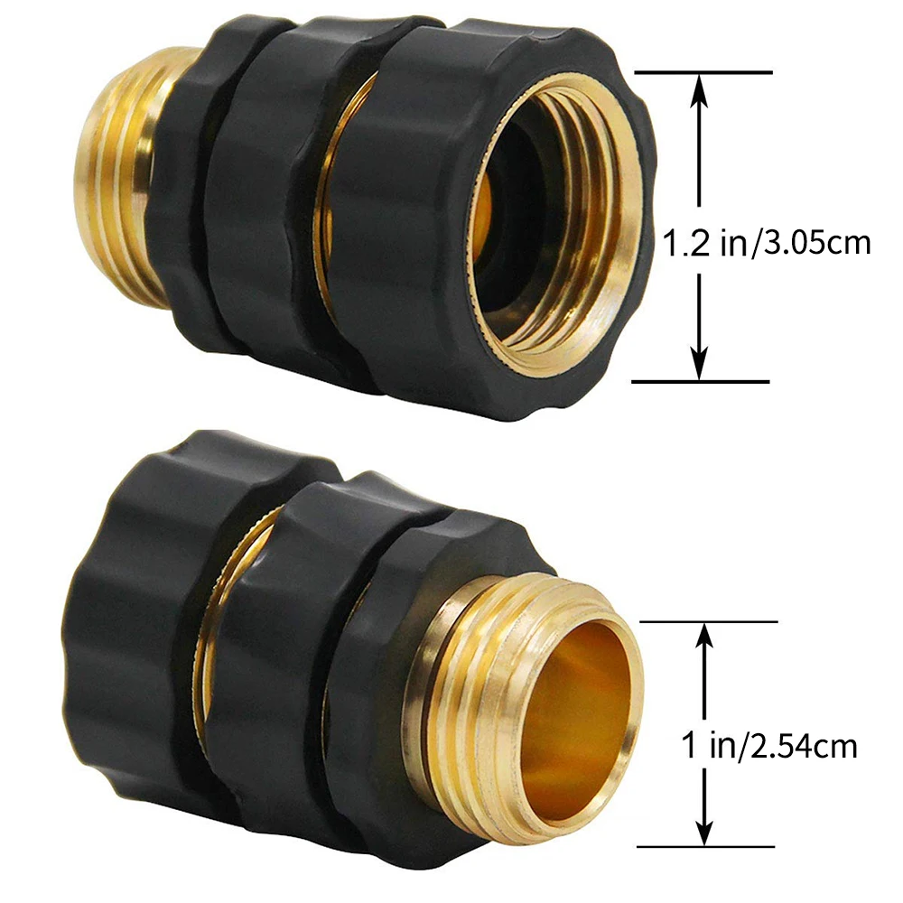 1set Twinkle Star 3/4 Inch Garden Hose Fitting Quick Connector Male and Female Set,Garden Hose Adapter