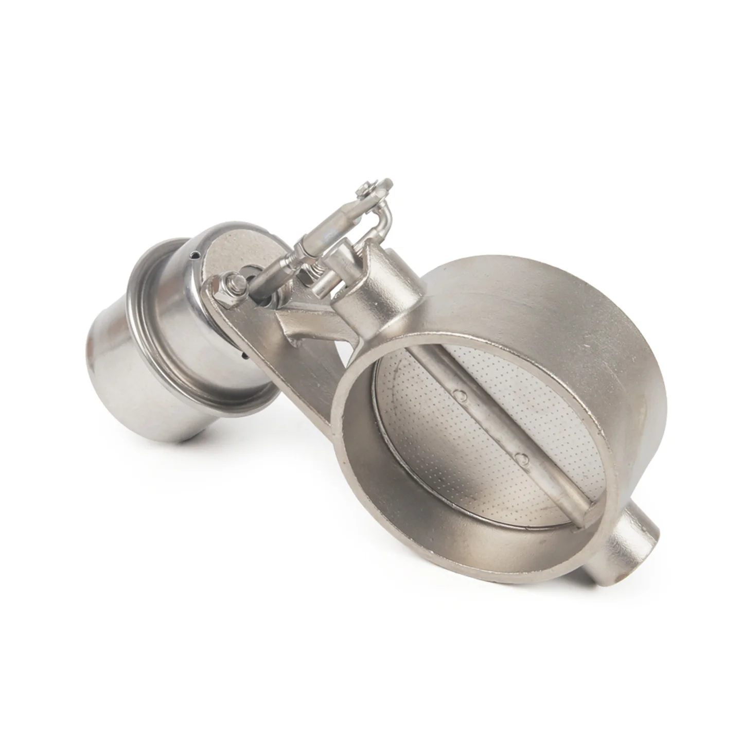 3'' Stainless Steel Exhaust Control Valve Cutout Set Vacuum Actuator CLOSED Style Pipe Pressure:About -2psi-5.5psi