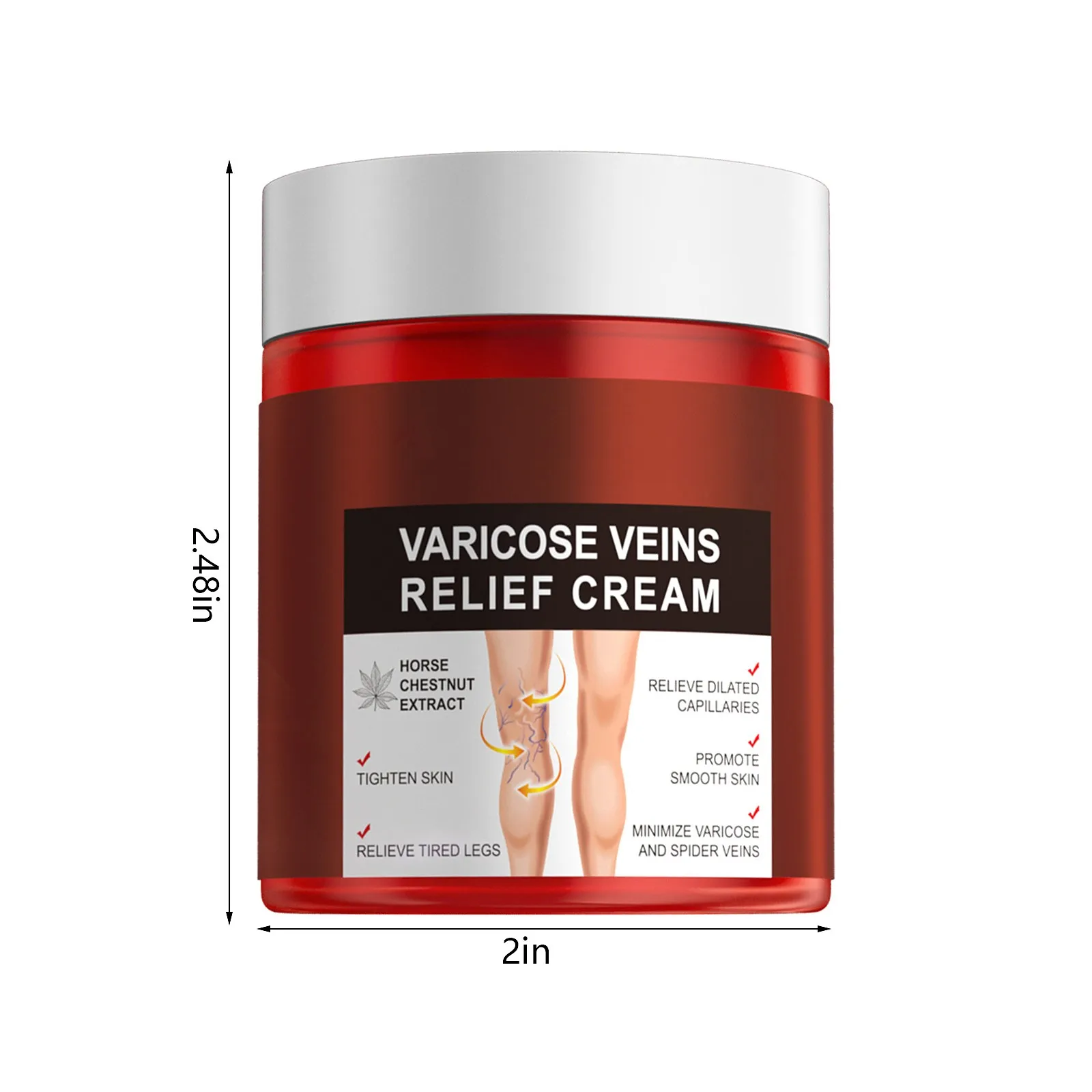 1/4 PCS Varicose Vein Relief Paste Improve Blood Circulations Spider Varicose Vein  For Tired Heavy Legs Fast Relief New