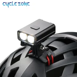 Bike Light Led Front And Rear Flashlight 800 mAh Bicycle Lights 2 in 1 Headlight USB Rechargeable Lamp Lantern MTB Helmet Lights