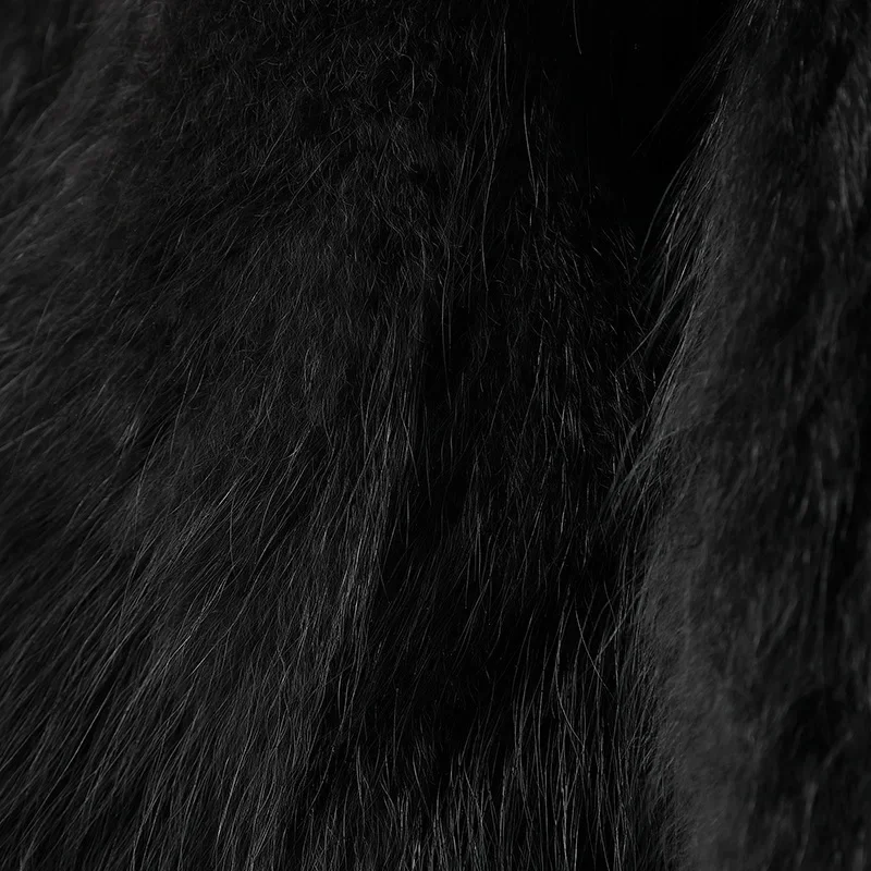 Herbst Winter Neue Modische Kurze Fuchs Pelzmantel frauen Leder Und Pelz Integrierte Mantel Casual Stil V-ausschnitt Sieben-hülse