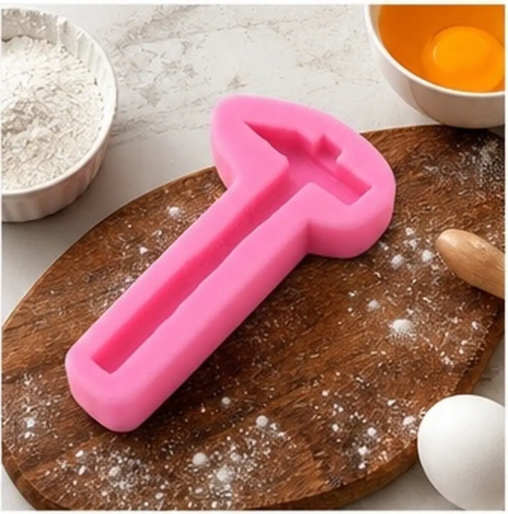 Food Grade Silicone Hammer Chocolate Mold Safe Odorless Rust Proof Baking Tool for Cake Fondant Mousse Candy Jelly Decor