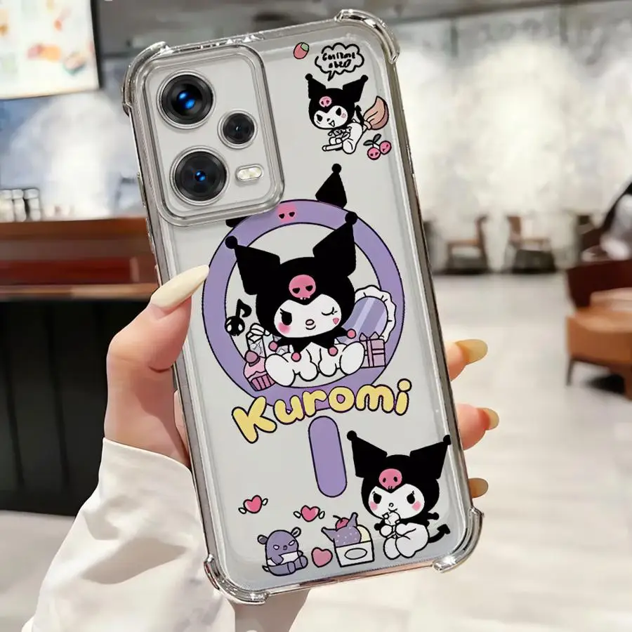 サンリオ クロミ クリアカバー Xiaomi Redmi F7 Pro Ultra A3x 13C K80 14C用スマホケース