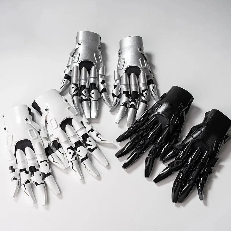 

NewMechanical Knight Gloves Biological Series Cosplay Prop Unisex Punk Movable Gloves Machinery Performance Punk Props Stage Sho