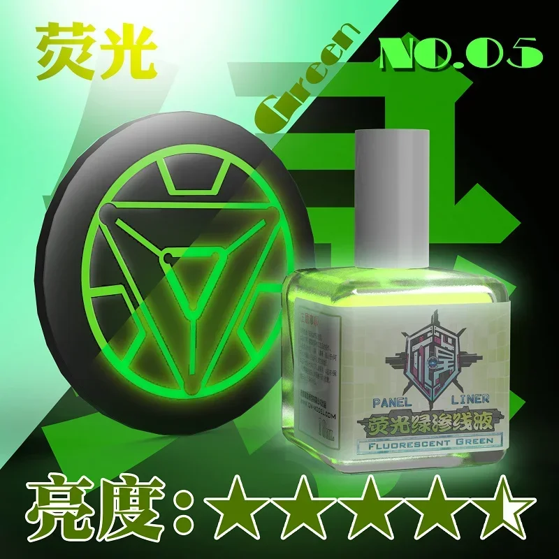 نموذج اللوحة 18 مللي لوحة الحبر الفلورسنت المائية بطانة نموذج أرقام أدوات التلوين لنموذج هواية لتقوم بها بنفسك Q06101-17 #6