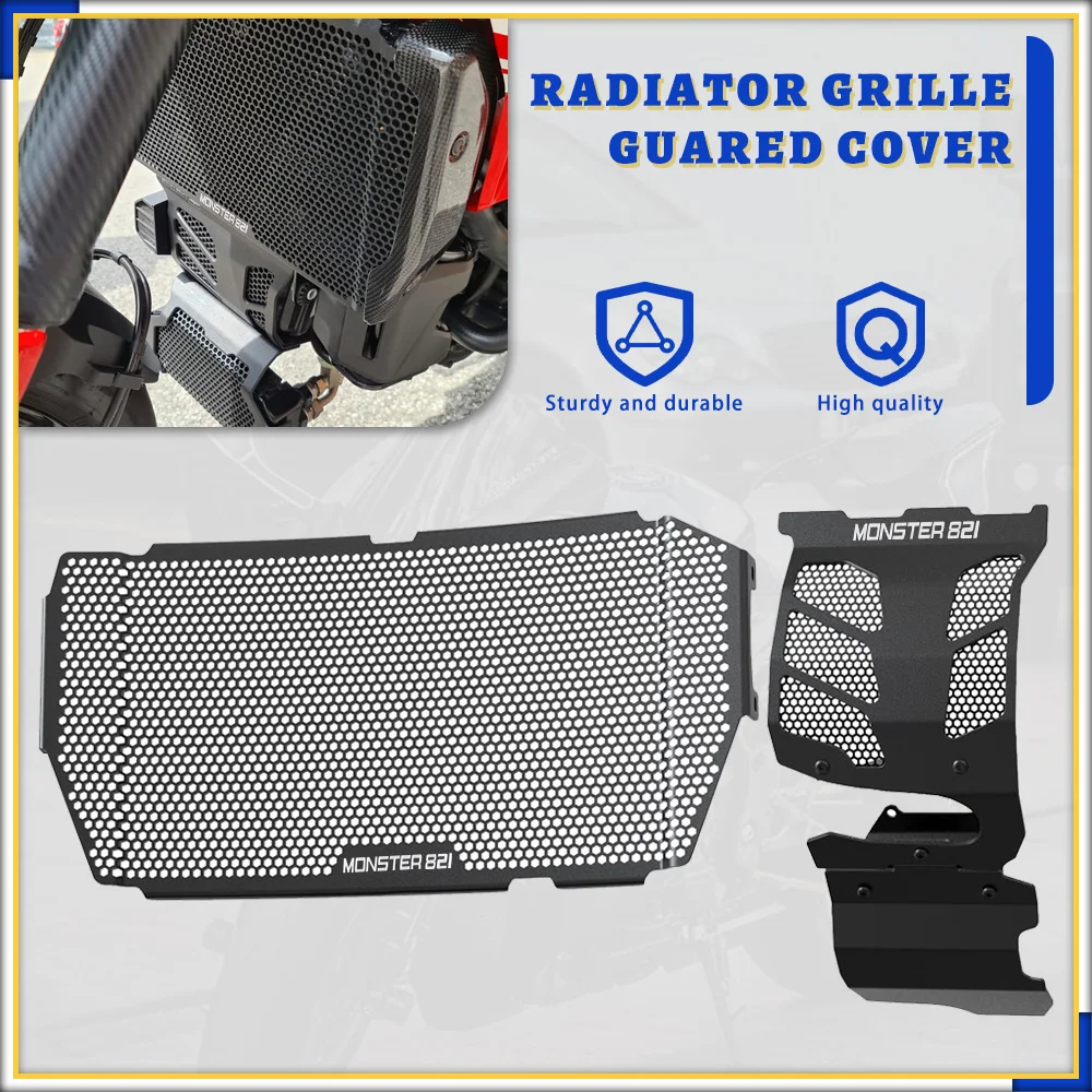 

ДЛЯ Ducati Monster 821 Monster 821 2016 2017 2018 2019 2020 2021, решетка радиатора, защитная крышка двигателя, защита корпуса
