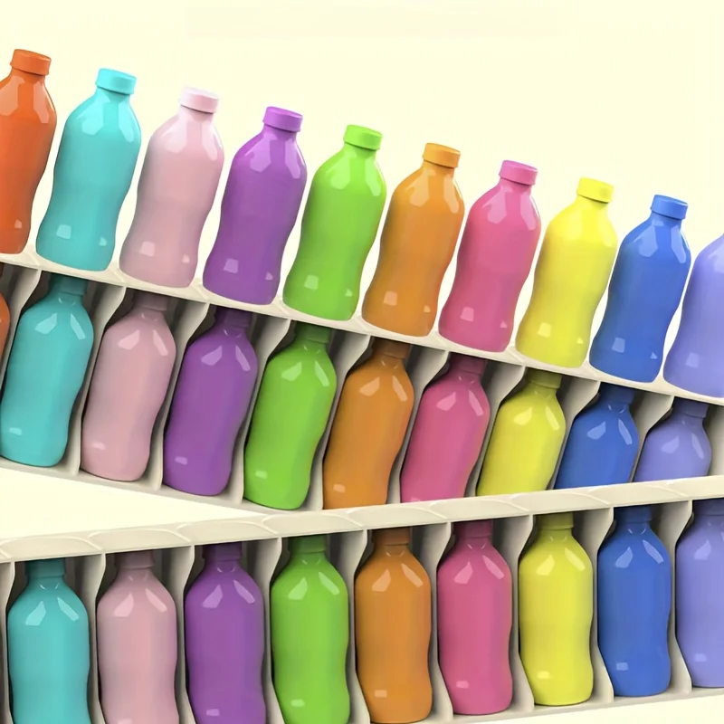 مجموعة ألعاب مطابقة الزجاجات الملونة مكونة من 21 قطعة، لعبة لوحية تعليمية تعزز مهارات الذاكرة والمنطق، لعبة تخمين الزجاجة الممتعة للأطفال #6