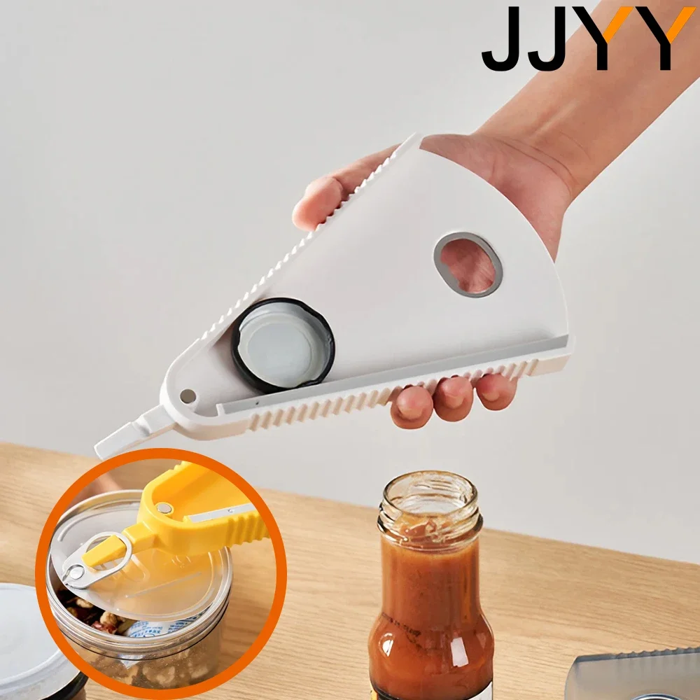 Multi-functional bottle opener Daily rotary opening Non-slip and labour-saving Suitable for cans Cans beer Home kitchen tools