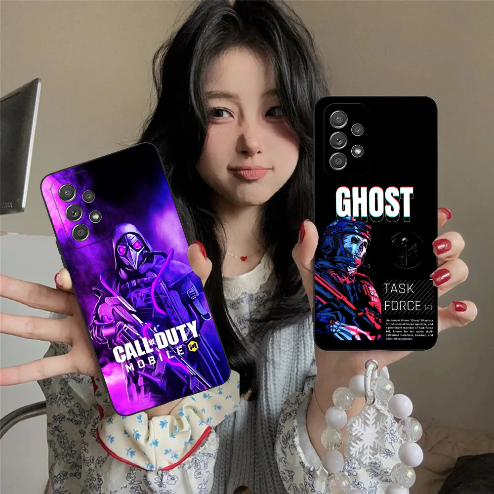 

Game Phone Case For Samsung S24,23,22,30,21,10,9,Ultra,Plus,Lite,FE,5G C-Call Of D-Duty 2 Black Soft Case