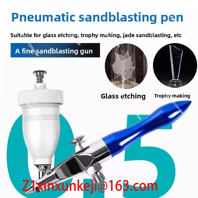 

Pneumatic Sandblasting Pen Mini Sandblasting Tool Etching Cup Making Matte Effect Jade Sandblasting