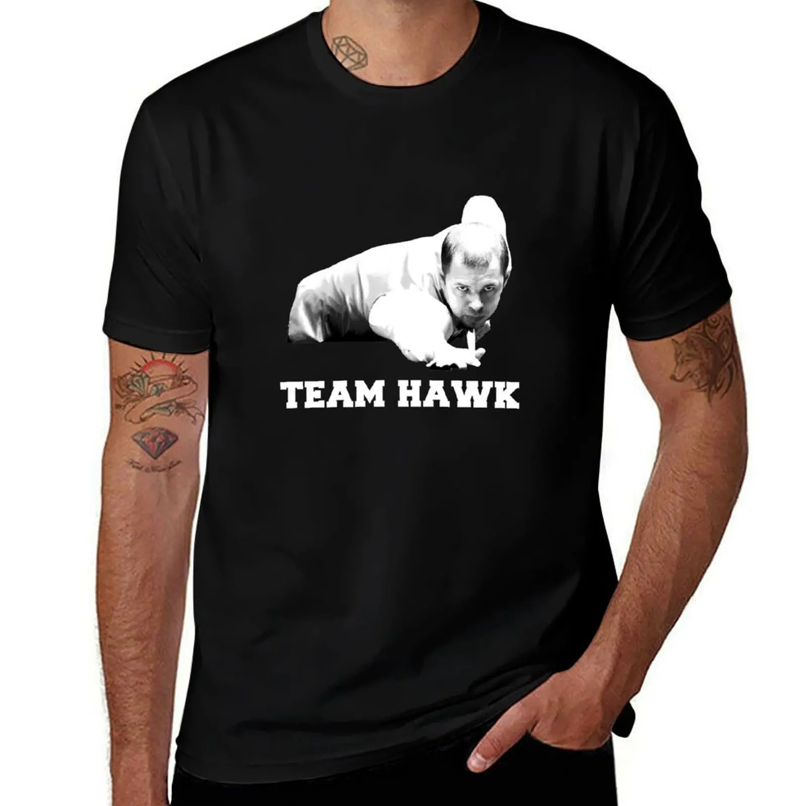 

Hawk T-Shirt t Fans) t - luxury man Hawkins (Barry shirt quality high shirt cotton man Team Snooker